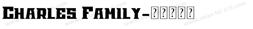 Charles Family字体转换